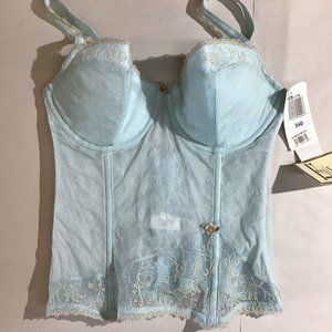NWT Felina Baby Blue Corset 34D